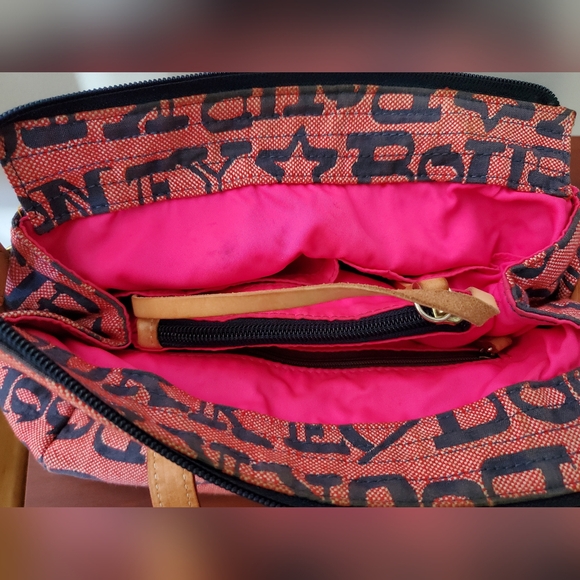 Dooney & Bourke Blue and Pink Satchel - Picture 10 of 12